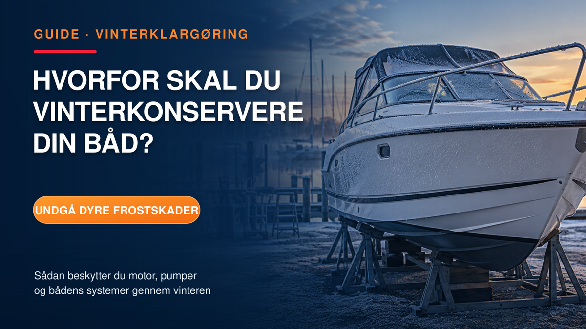 Hvorfor skal du vinterkonservere din båd?