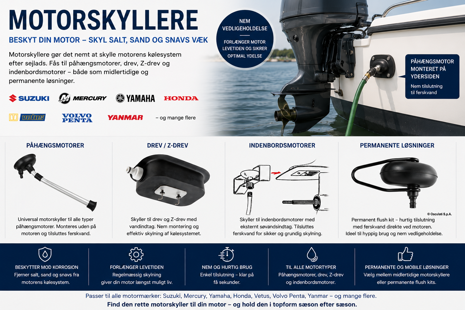 Motorskyllere til bådmotorer