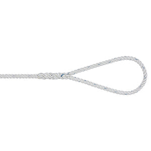 Liros Polyester 3-slået 10mm hvid 10m fortøjning