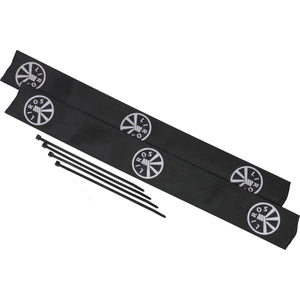 Liros Protect Set 37 mm schwarz-weiß, 2 x 60 cm