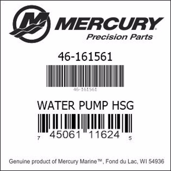 Mercury Marine øvre vandpumpehus 46-161561
