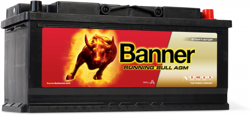 Banner Running Bull AGM battery - 105 ah