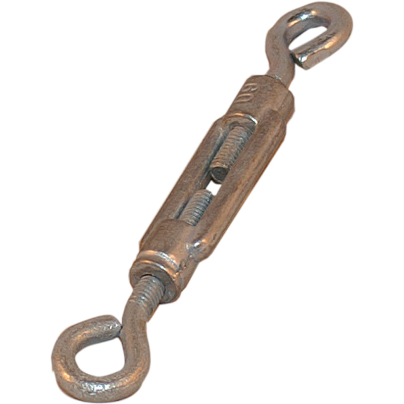 Bardunstrammer el-galvaniseret øje/øje gevind Ø6 mm hus 60 mm