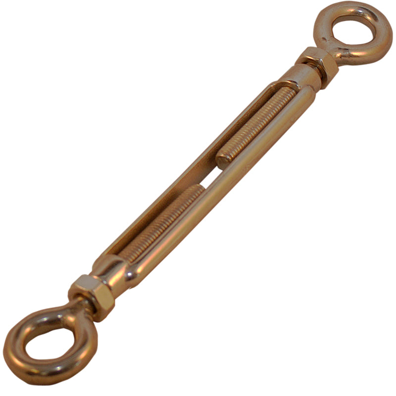 Åben bardunstrammer rustfri øje/øje Ø8 mm brud 1000 kg