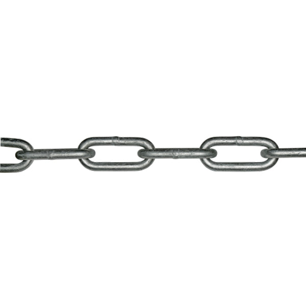 Langleddet kæde galvaniseret 8mm DIN 763 10m