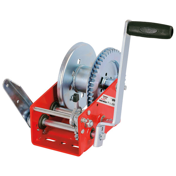 Rock rgw2500-14 hand winch 1135 kg for ø6mmx16m rope/wire