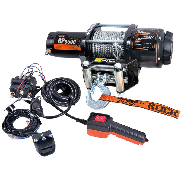 Rock RP3500 electric trailer winch 12 Vdc 3.1HP (2.3Kw) 1589 kg