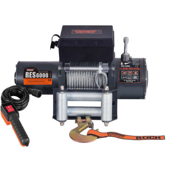 Rock RES6000 EL Anhängerwinde 12 Vdc 4,6 PS (3,4 kW) 2720 kg
