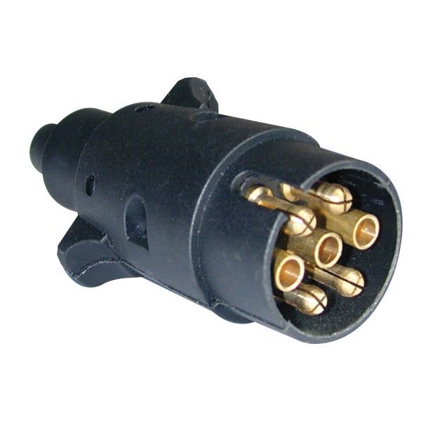 Anhängerstecker männlich 7-polig 12V