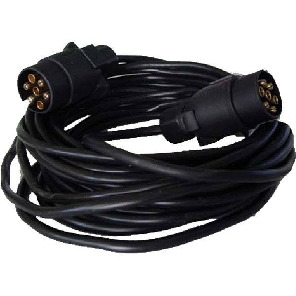 Kabel 8m für Anhängerleuchte 7-poliger Stecker