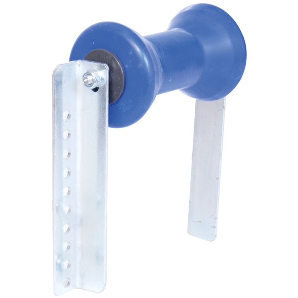 Kielrolle blau mit Halterung ohne U-Bügel