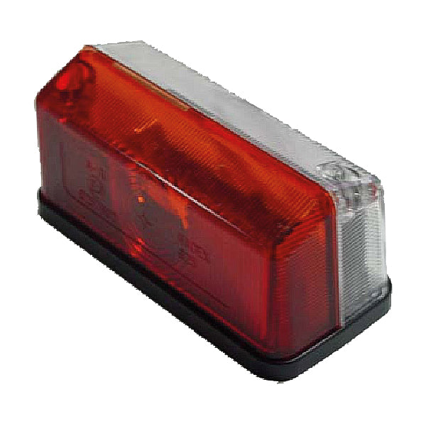 Seitenmarkierungsleuchte weiß/rot 41x90x41mm