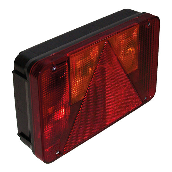 Taillight left with license plate light 220x140x30mm