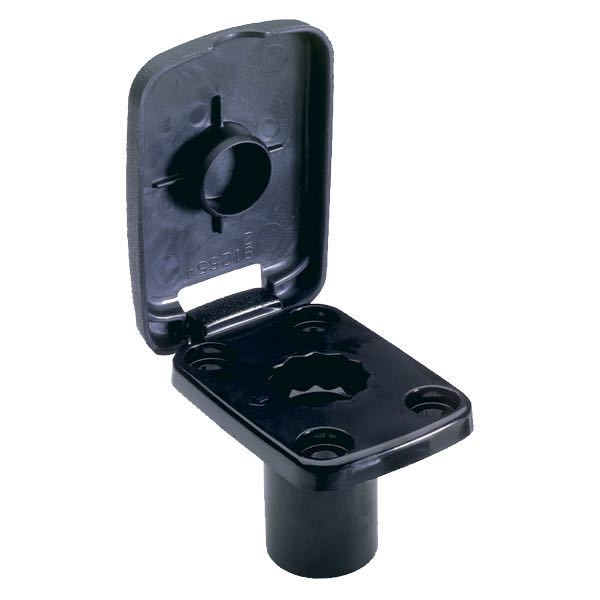 Attwood mounting b. flush to rod holder