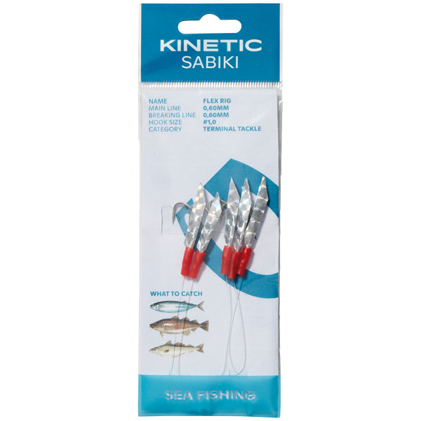 Kinetische Sabiki Holo-Flex-Rig #1/0