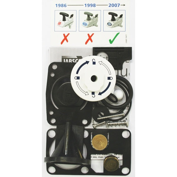 Jabsco Servicekit Twist n Lock -1998 & 2008- (schwarzer Griff)