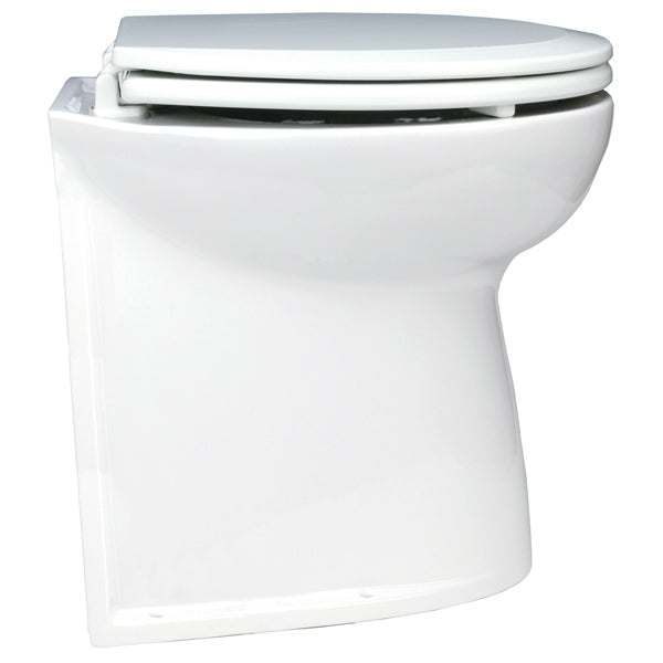Jabsco deluxe 17" straight rear edge 24V saltwater w/soft close