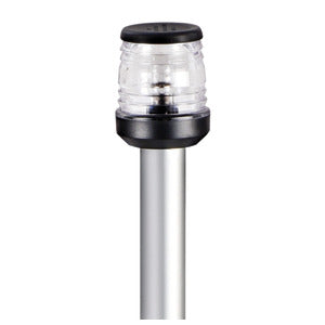 Klassisk aluminium stang 100 cm 360° sort lanterne Osculati