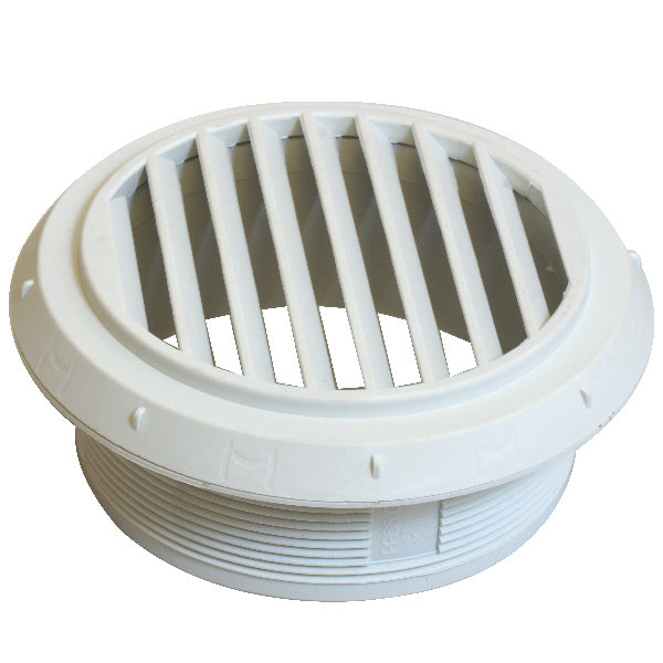 Webasto valve white rotatable/open 45° for 90mm hose