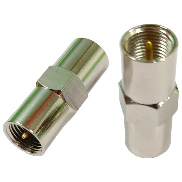 1852 FME male/male connector, 2-pack