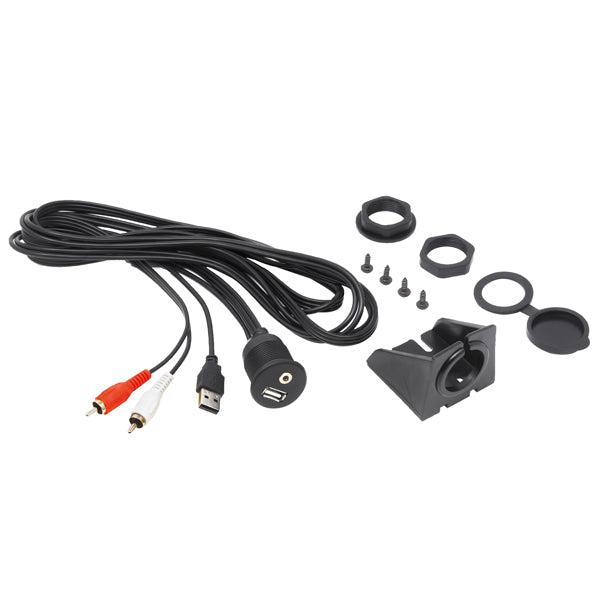 Hertz HMA USB AUX IN - FORLÆNGER KABEL, 2MT