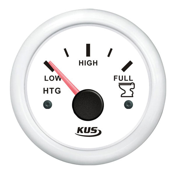 Kus Tankanzeige Abfall, weiß 0-190hm, 12/24v
