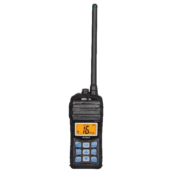 1852 VHF Radio VT35M, floating, IPX7, 5W w/desktop charger