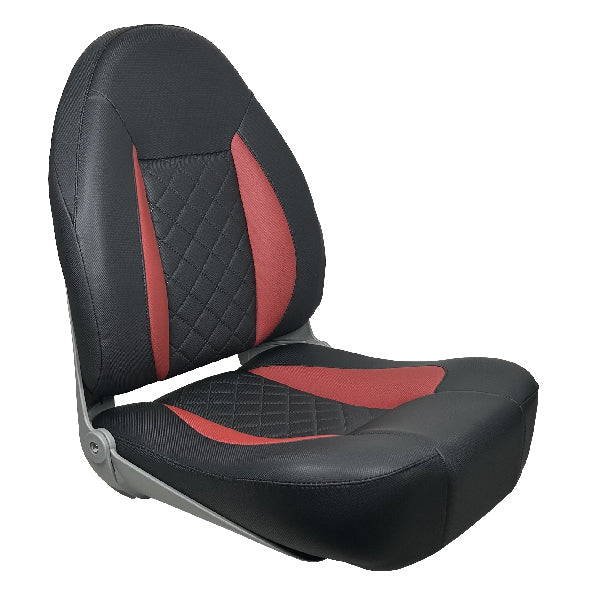 ESM CP48 Klappsitz schwarz/bräunlichrot