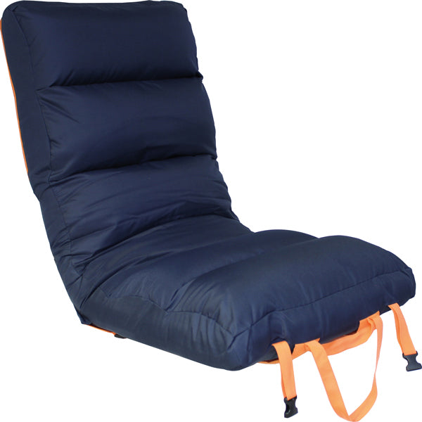 1852 folding seat Comfy Big, dark blue/orange