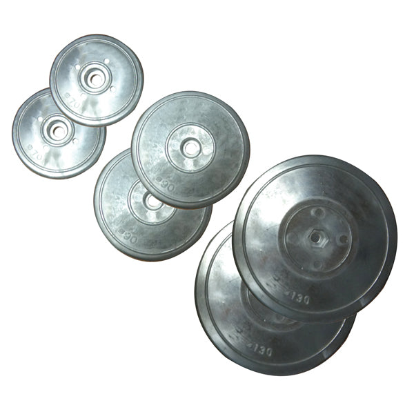 1852 Zinc plate anode set Ø70mm 250 gr