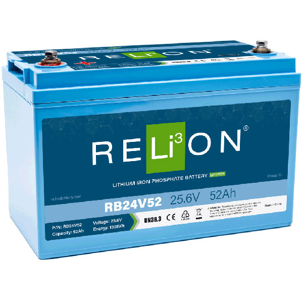 RELiON 25,6 V 52 Ah RB24V52 LiFePO4-Akku