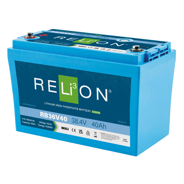 RELiON 38,4V 40AH RB36V40 LiFePO4-Akku