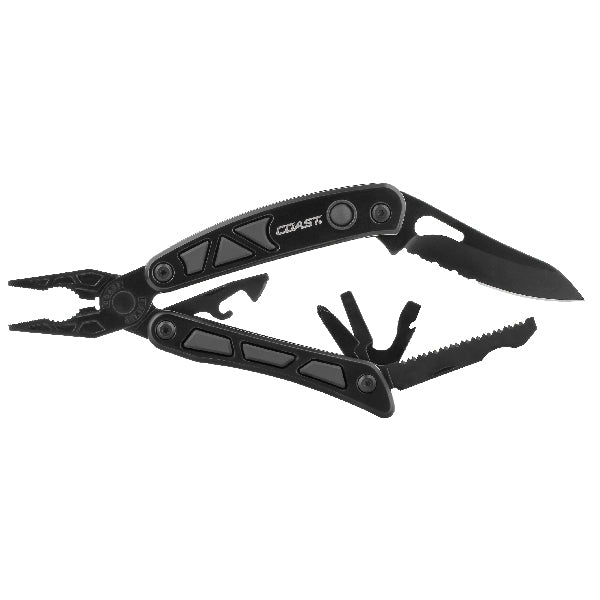 Coast multi tool with flashlight black