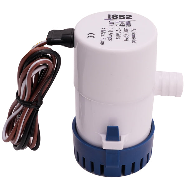 1852 Automatic bilge pump 550 GPH 12V Ø19mm