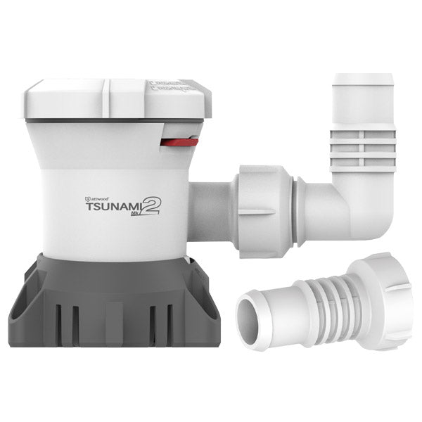 Attwood t1200 mk2 bilge pump 12V incl. 2 hose connectors