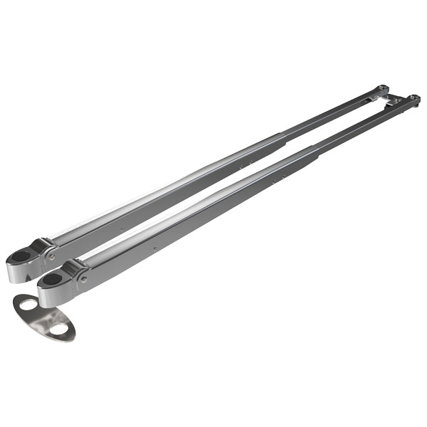 Roca parallel arm W38 470-750mm electropolished