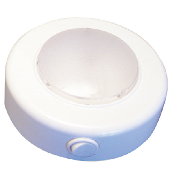 Loftslampe LED 12V 2,5W Ø 110mm hvid plast