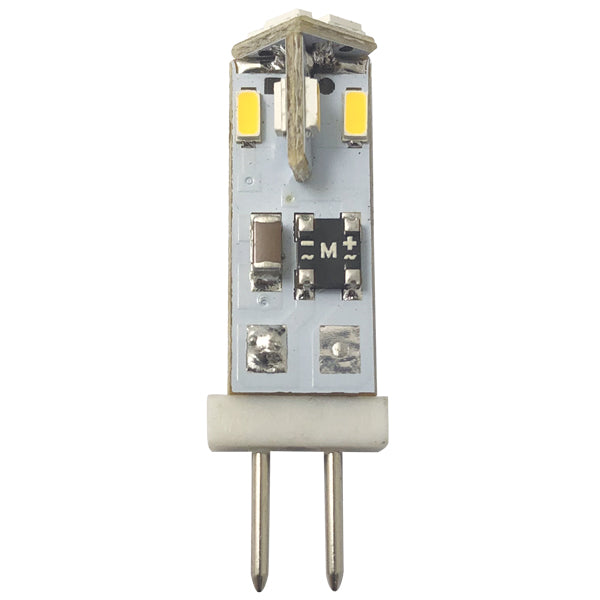 1852 LED G4 pin bulb Ø8x22mm 10-35vdc 0.8/10W - 2 pack
