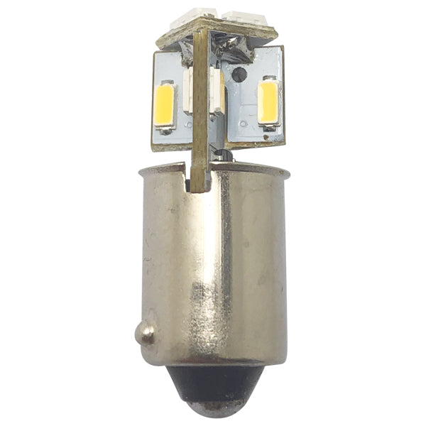 1852 LED bayonet BA9S Ø9x26mm 10-36Vdc 1.2/10W - 2 pack