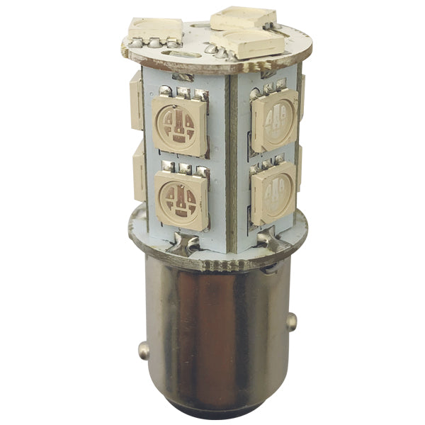1852 LED lantern bulb BAY15D 10-36Vdc 2.2/20W green - 2 pack