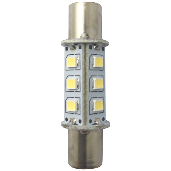 1852 LED lantern bulb BS43 10-36vdc 1.2/10W 6000K - 2 pack