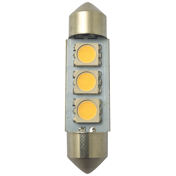 1852 LED pinole bulb 37mm 10-35vdc 0.6/6W - 2 pack