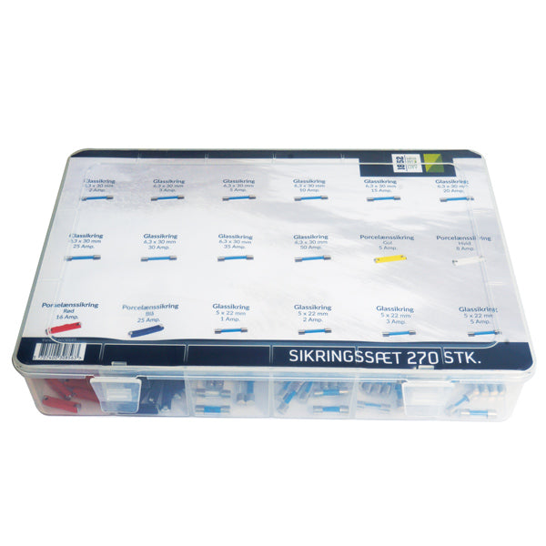 1852 Glass fuse & porcelain fuse set 270pcs