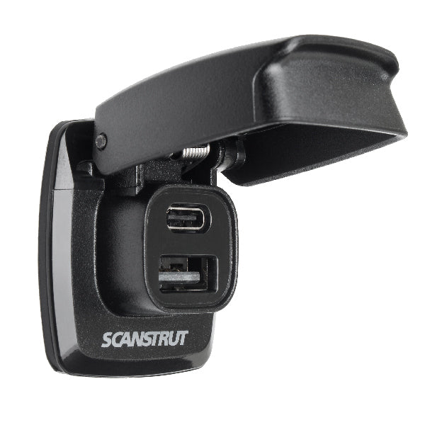 ScanStrut Flip-Pro wasserdichte USB A & C Ladebuchse 12-24V /36-60W