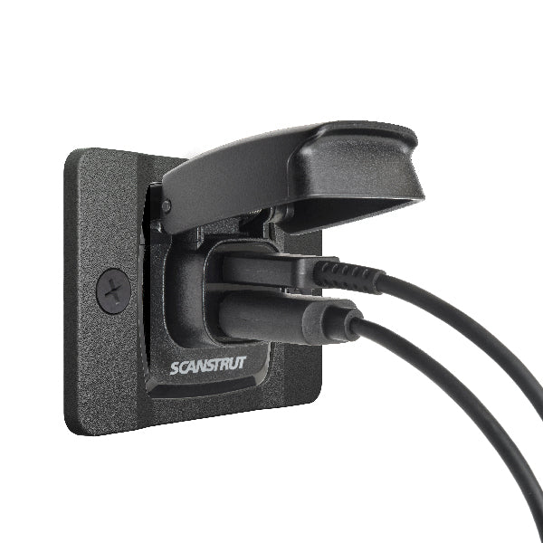 ScanStrut Flip-Pro wasserdichte USB-Ladebuchse 12-24V, Frontmontage