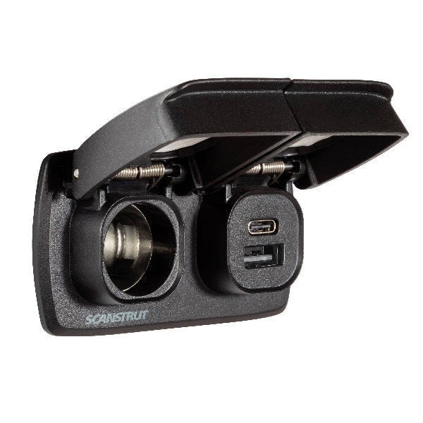ScanStrut Flip-Pro Duo – USB-A/C und 12-V-Steckdose