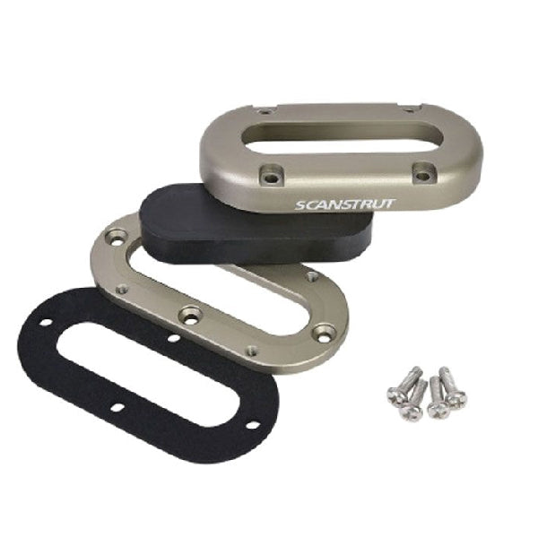 ScanStrut Decktülle für 4 x <15 mm Kabel, Alu