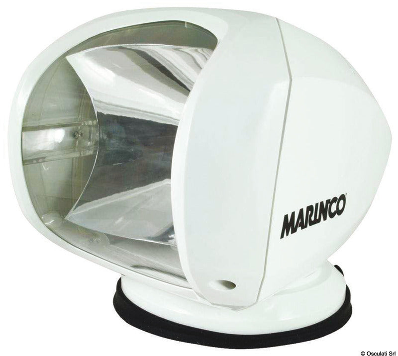 Spotlight 100W 12V 24V hvid inkl. fjernbetjening Marinco