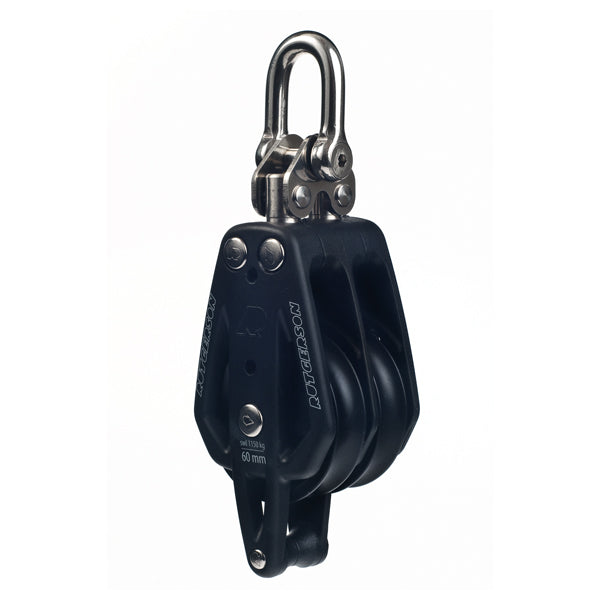 Rutgerson double block 60mm with dog paw