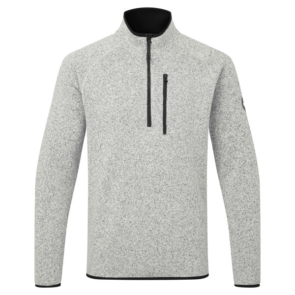 Gill 1500 1/4 Reißverschluss Fleecejacke, Grau Größe L